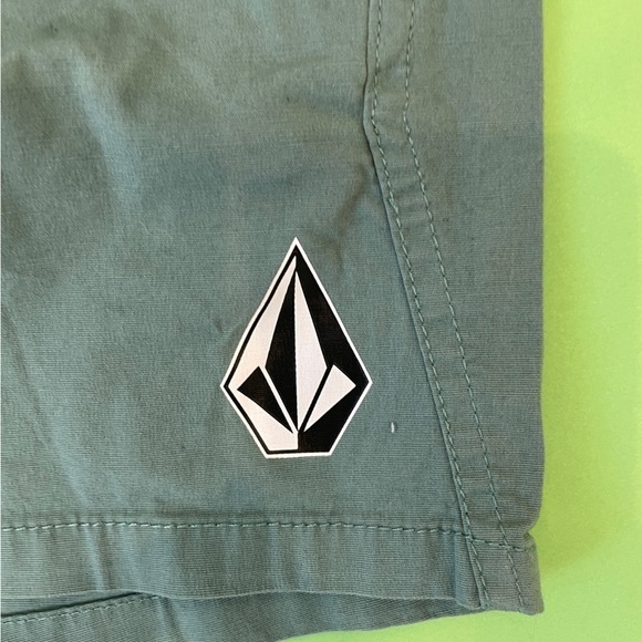 Volcom Teal Boys Shorts - Picture 3 of 6